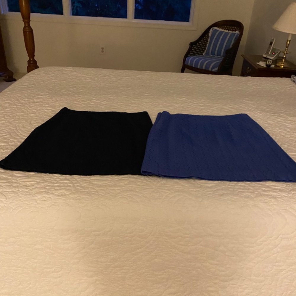 2 LL BEAN EYELET SKIRTS - Picture 2 of 8